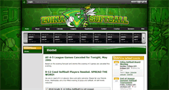 Desktop Screenshot of edinasoftball.com